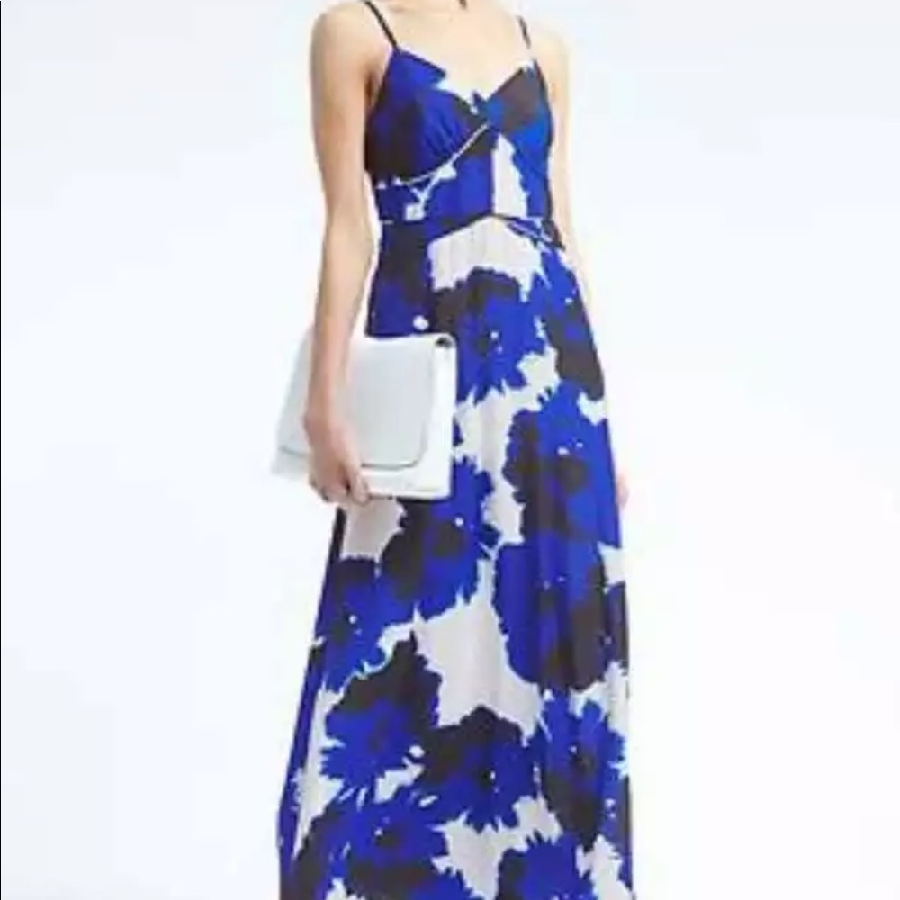 NWOT Banana Republic Floral Maxi Dress